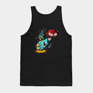 Red Smash Tank Top